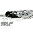 thumbnail image 5 of HR Abstract Area Rug - Non-Slip Rubber Backing, Polyester, Flat Texture, Gray and Multi-Color - Add Modern Elegance to Your Space with a Stunning Printed Design, 5 of 6