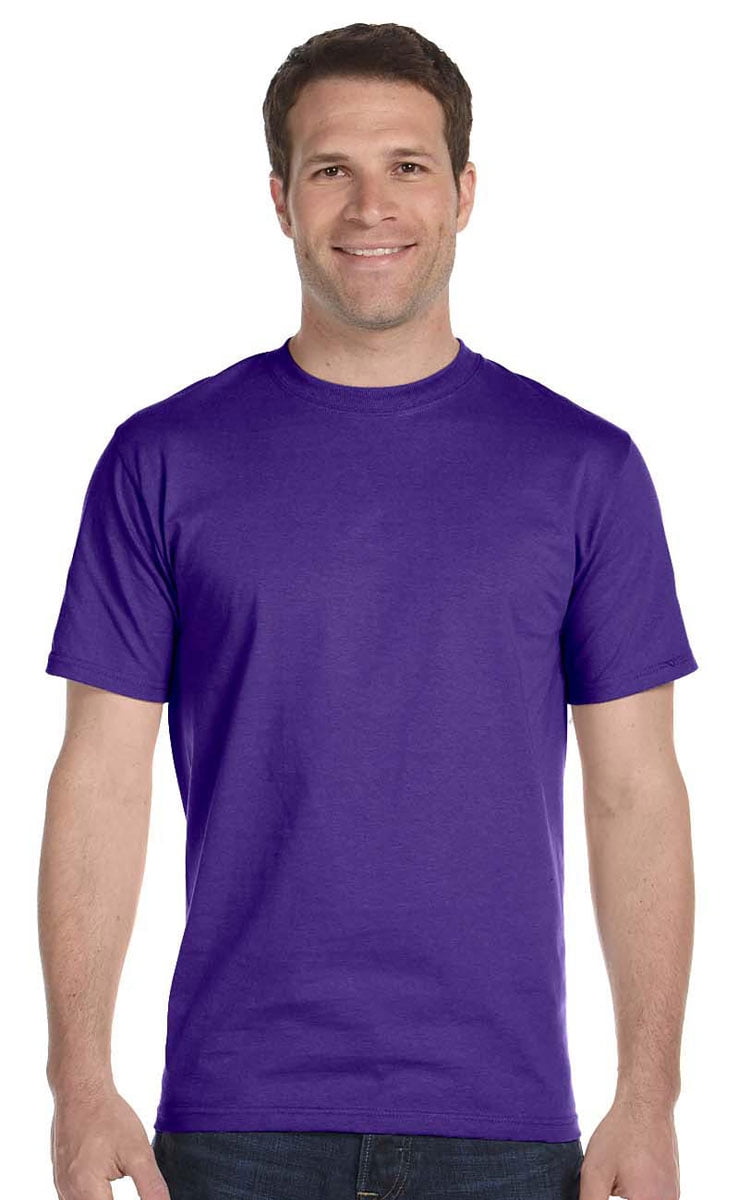 Hanes Beefy-T Adult Pocket T-Shirt_Purple