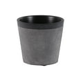 thumbnail image 2 of Terracotta Round Pot Washed Finish Black-5"H -307, 2 of 2