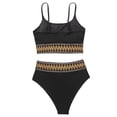 thumbnail image 6 of Afdoent Women's Bikini Sets New Women's Split Swimsuit Bikini Two Piece Swimwear Bathing Suit 2026 Retro Swimsuit, 6 of 7