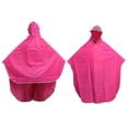 thumbnail image 2 of 1Pack Rain Ponchos Adults Waterproof Windproof Tear-resistant Rosy Color Oxford Cloth PVC For Riding Camping, 2 of 8