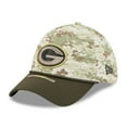 thumbnail image 3 of Men's New Era  Camo Green Bay Packers 2025 Salute to Service 39THIRTY Flex Hat, 3 of 5