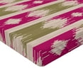 thumbnail image 2 of Ambesonne Abstract Fitted Sheet, American Classic Sign, Twin Size, Olive Green Pink, 2 of 3
