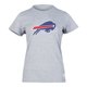 thumbnail image 1 of NFL Playera Aficionado Básica Buffalo Bills Gris para Mujer, Talla Chica, 1 of 5