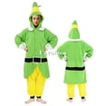 thumbnail image 3 of Pijamas de dibujos animados Unisex, Mono de lana Polar, ropa de dormir para Halloween, mono divertido de Navidad para hombres y mujeres, verde, Kigurumis, adulto, 3 of 4
