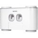 thumbnail image 1 of Toothbrush Holder, Automatic Wall Mounted Toothpaste Dispenser And Toothbrush Holder Set For Kids And Adults (gray), 1 of 5