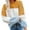 Black, variant on Sweaters for Women Trendy Womens Crew Neck Long Sleeve Color Block Knit Sweater Casual Pullover Jumper Tops Women's Sweaters Womens Tops Brown L