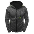 thumbnail image 2 of Sport Jacket for Men Big and Tall,Men Zipper Hoodie Jacket Athletic Fleece Sweatshirt Long Sleeve Athletic Workout Hoodies Running Active Sweatshirts 2023, 2 of 5