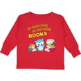 thumbnail image 3 of Inktastic No Such Thing As Too Many Books with Cute Owl Boys or Girls Long Sleeve Toddler T-Shirt, 3 of 5