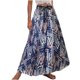 thumbnail image 1 of Faldas de cintura elástica con volantes fruncidos informales con estampado de vendaje para mujer a la moda Wmkox8yi FGJ2106, 1 of 3