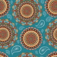 thumbnail image 2 of Wiens, James 12x12 Black Ornate Wood Framed with Double Matting Museum Art Print Titled - Mandala Dream Pattern IA, 2 of 4