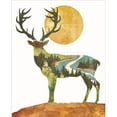 thumbnail image 2 of Great Art Now Forest Deer by Marla Rae, Framed Wall Art, 17.5W x 21.5H, 2 of 2