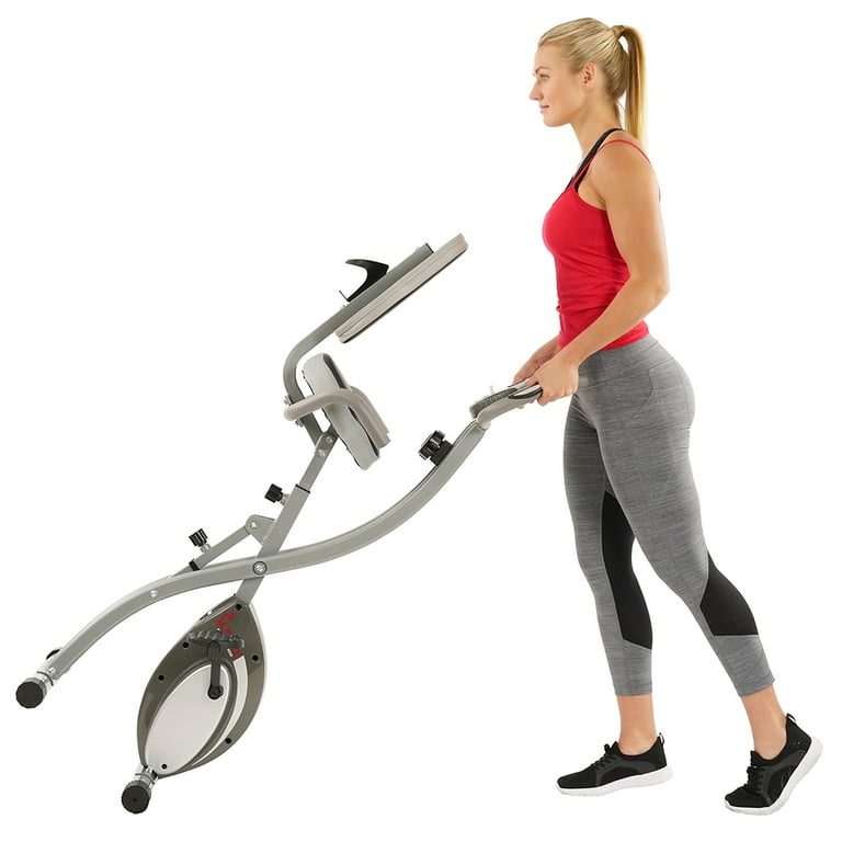 Sunny health and fitness comfort xl folding recumbent bike discount