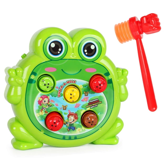 Whack-A-Mole Toy Cute Animal Shape Baby Eye-Hand Coordination Ability Training Toy Con Un Martillo De Plástico Juguete Educativo Para Niños Yuarrent FN003528-01