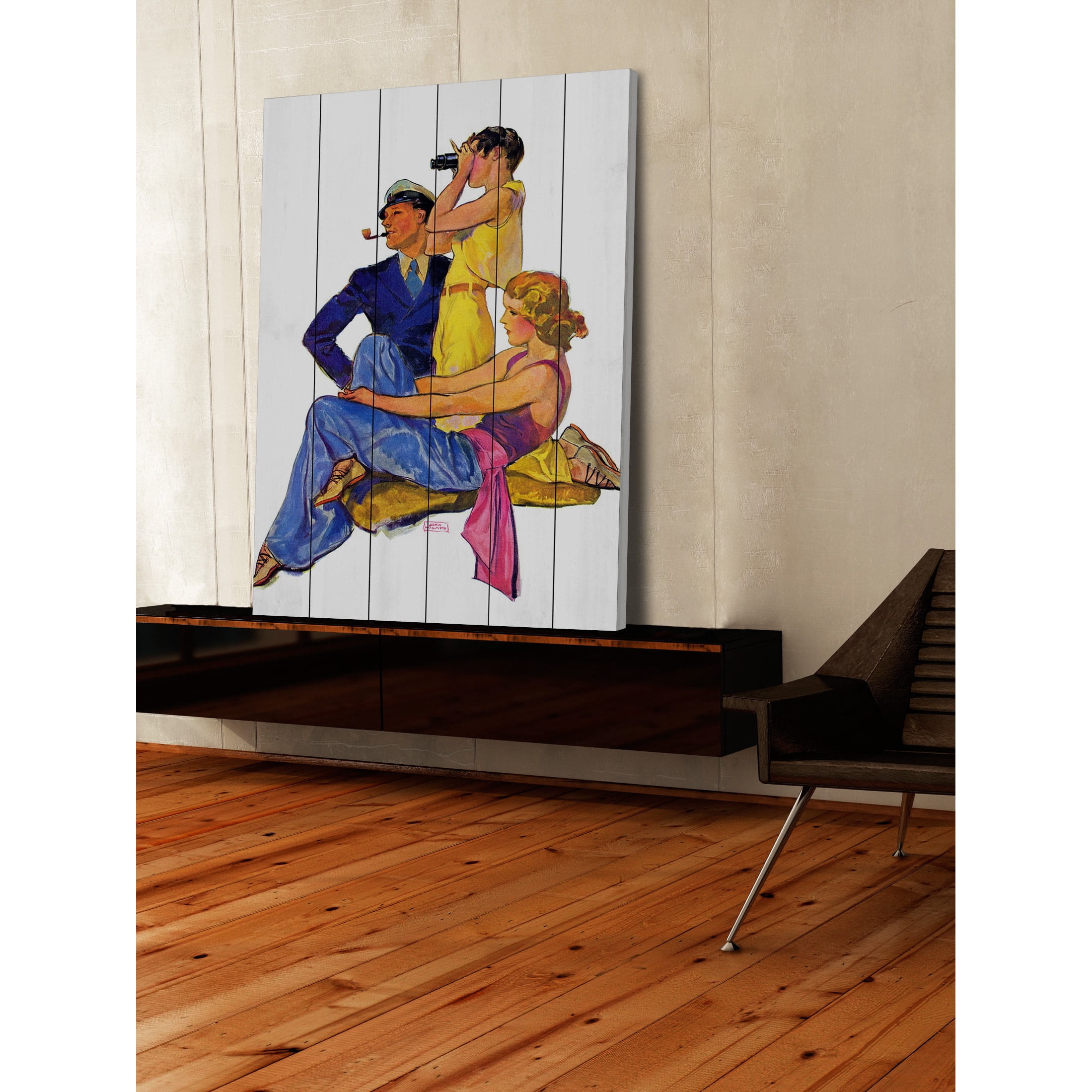 Marmont Hill "The Good Life" Painting Print on White Wood
