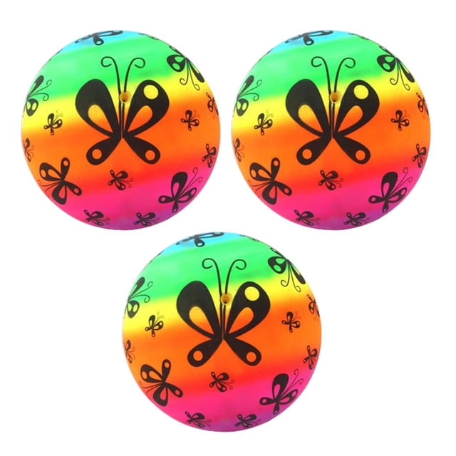 3x Pelotas Suaves de Fútbol Cola de Plástico PVC para Niños