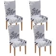 thumbnail image 1 of Printed Dining Chair Slipcovers Washable Softness Elastic Installation Chair Protector Banquet Chair Seat Cover for Hotel and Wedding Ceremony(Colour7,Set of 4), 1 of 7