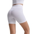 thumbnail image 4 of SAYOO - Calzoncillos de yoga para mujer, cintura elástica con cordón, pantalones cortos de punto ajustados SAYOO  Sexy, 4 of 5