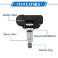 thumbnail image 5 of Tire Pressure Sensor TPMS Sensor 433MHz No.13598775 for Chevrolet Corvette C7 2014-2019, 5 of 7