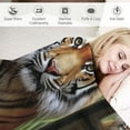 thumbnail image 3 of HENGT  Tiger Blanket Warm Soft Flannel Bed Sofa Couch Throw Blanket Comfy Plush Gift Blankets for Adult Kids, 3 of 6