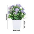 thumbnail image 3 of Small Fake Plants Faux Plants Indoor With Flowers For Home Bathroom Kitchen Office Desk Decor, Xinsrenus Under $5! Small Fake Plants Faux Plants, 3 of 6