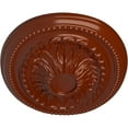 thumbnail image 3 of Ekena Millwork 18 1/2"W x 13 1/2"H x 1 7/8"P Saverne Ceiling Medallion, Hand-Painted Firebrick, 3 of 4