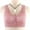 Pink, variant on Admvng Wireless Bras for Women Comfortable Lace Breathable Bra Underwear No Rims S-5XL