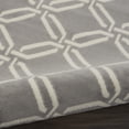 thumbnail image 5 of Nourison Bliss Transitional Trellis Grey 2'3" x 7'3" Area Rug, (2' x 7'), 5 of 6