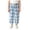 Blue, variant on Kids Cotton Linen Pants Toddler Boys Girls Trousers Casual Striped Long Pant Rubber Waist Beach Pants (Red,2-3 Years)