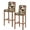 Multicolor, variant on Rooster Bar Stool Covers Set of 2, Vintage Rustic Farmhouse Style Oil Painting Stretch Washable Bar Chair Covers with Backs, Removable Pub Counter Height Chair Cover for Kitchen Dining Room Cafe