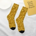 thumbnail image 4 of Goofa Gold Glitter Pattern Children's Crew Socks, Kids' Daily Wear and Sports Socks, Breathable Socks, Sports Socks, Moisture-Wicking Socks for Children, 4 of 6