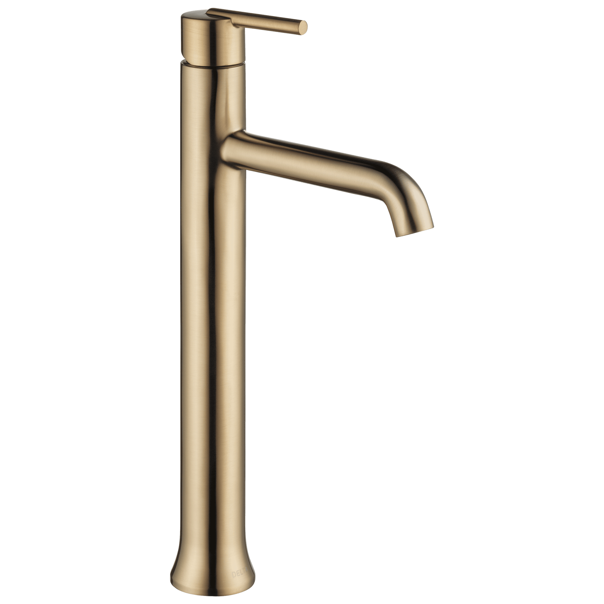 Delta Trinsic Single Handle Vessel Bathroom Faucet in Champagne Bronze