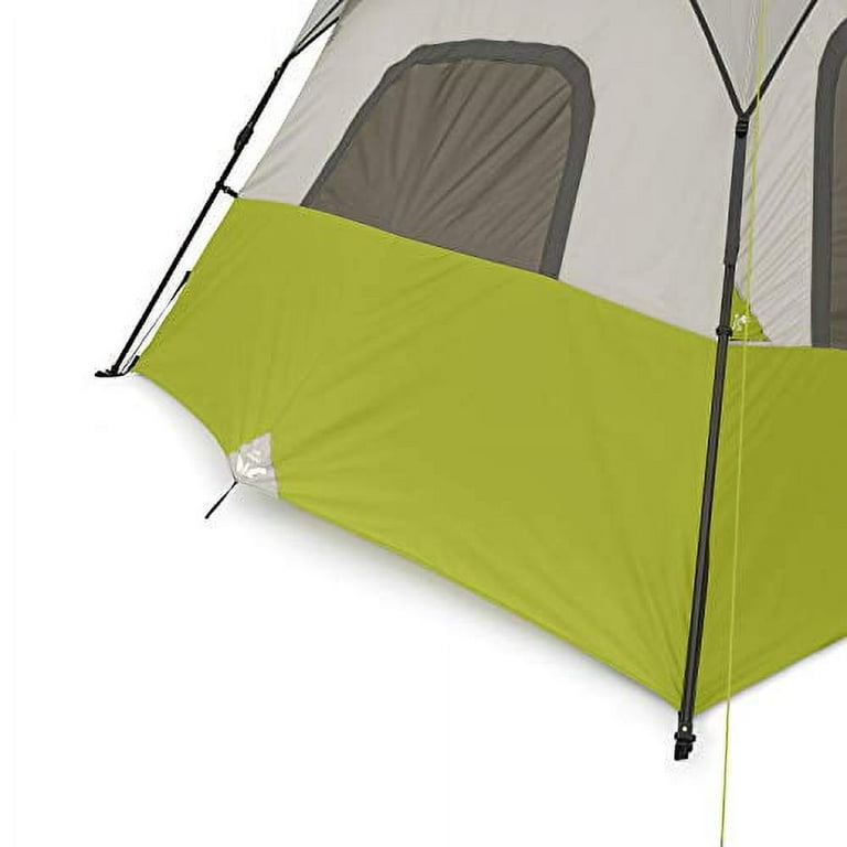 CORE Instant Cabin Tent | Multi Room Tent for Family | Large Pop Up Tent  with Organization for Outdoor Camping Accessories | 4 Person / 6 Person / 8