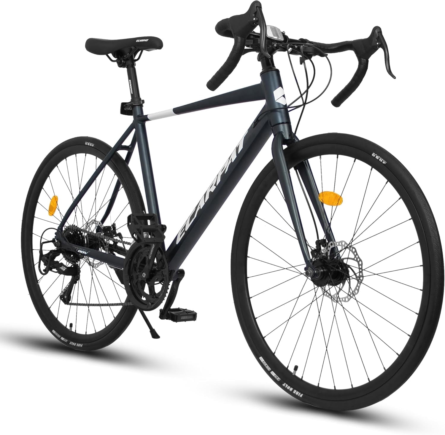 700C Hybrid Road Bike Shimano 7-Speed Adult Bike Steel Frame City
