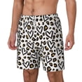 thumbnail image 2 of Uemuo Heart Leopard Pattern Mens Swim Trunks Quick Dry Board Shorts with Mesh Lining, Stretch Beach Shorts Quick Dry No-Chafing Board Shorts-X-Large, 2 of 9
