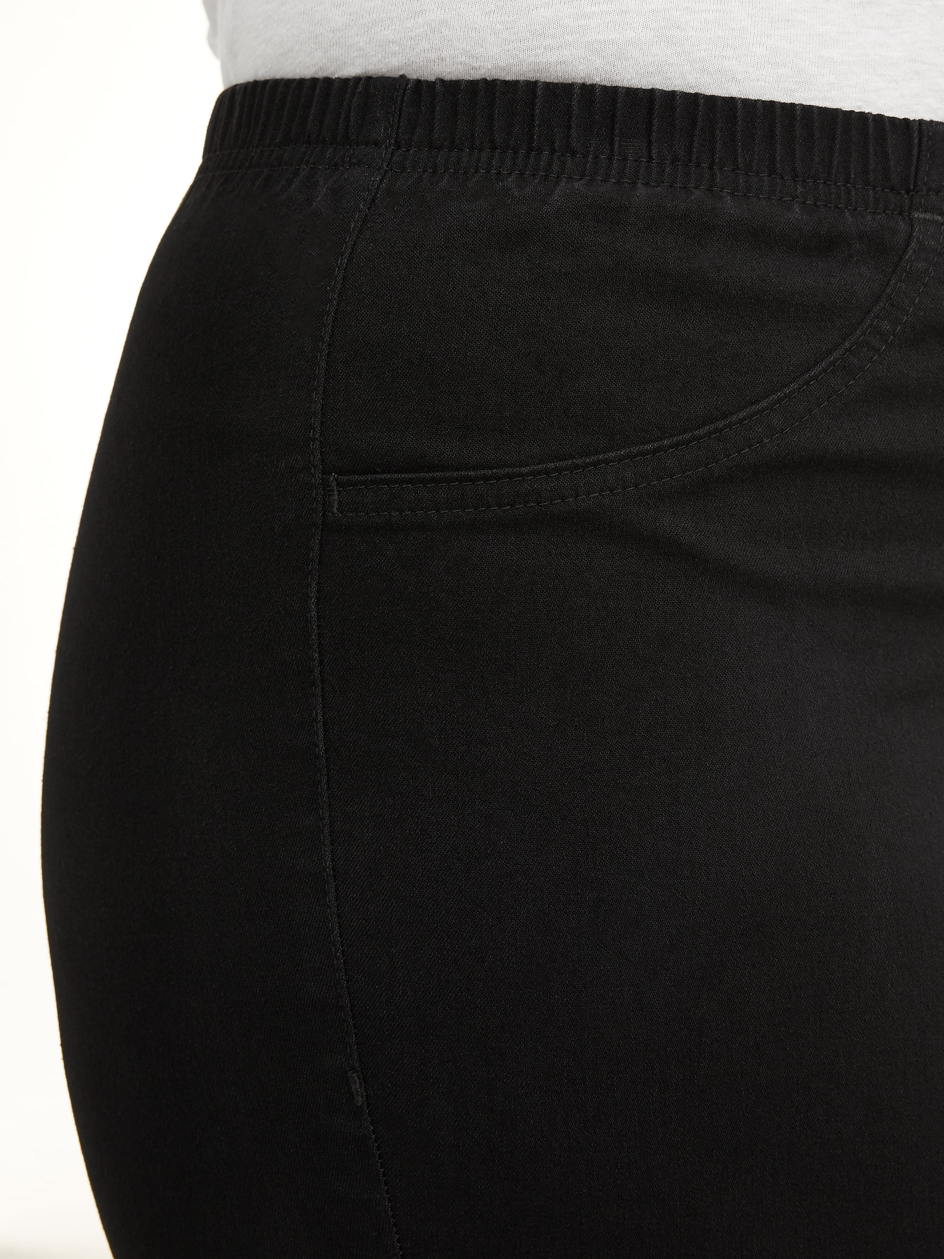 Just My Size Women's Plus Elastic Waist Stretch Bermuda Shorts