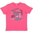 thumbnail image 3 of Inktastic Cheer Word Salad with Megaphone and Stars Youth T-Shirt, 3 of 5