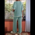 thumbnail image 4 of Pantalón de Punto de Corta, Traje Verde , Talla M, 4 of 7