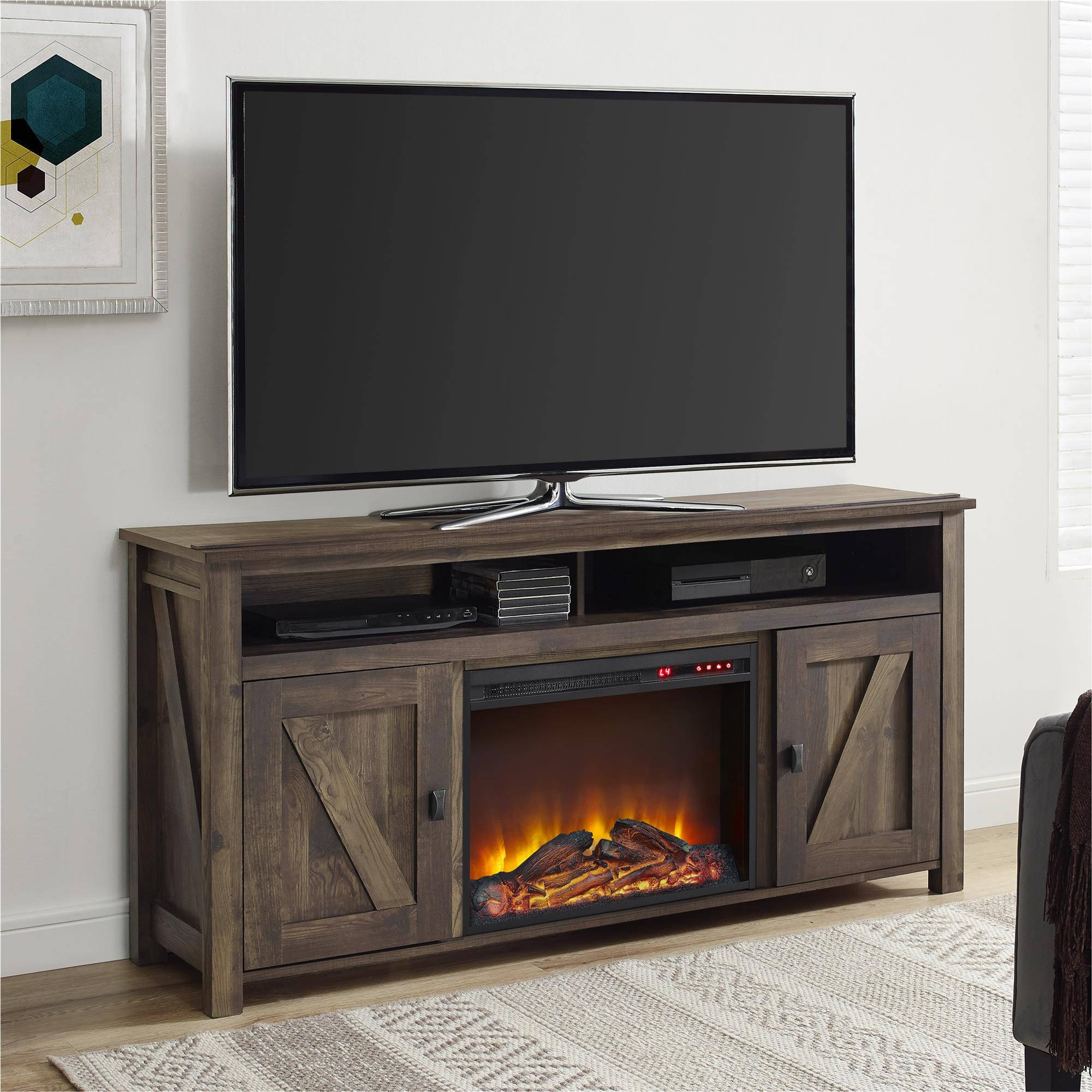 Farmington Electric Fireplace TV Console for TVs | Onsales11.com