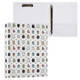 thumbnail image 6 of Three Ring Binder Cute Pet Snacks 1.5 Inch Round Binder D-Rings for Office Supplies and More, 6 of 10