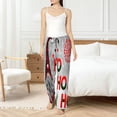 thumbnail image 6 of Lsque Cute Santa Print Women's Pajama Pants, Lounge Pant - Comfortable Home Wear,Elastic Waistband, Stylish Design-Small, 6 of 9