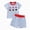 R415-Blue, variant on 4th July Baby Toddler Boy Outfit Short Sleeve T-Shirt and Casual Shorts with Pockets 2-Piece Summer Set Patriotic Stars Stripes(Blue,3-6 M)