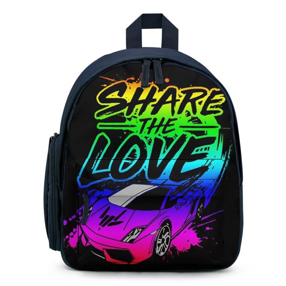 Share The Love Lightweight Backpack Shoulder Bags Travel Hiking Daypack Backpacks