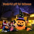 thumbnail image 2 of Decoración inflable para Halloween, diseño de calabaza y araña, 1,8 m, 2 of 5