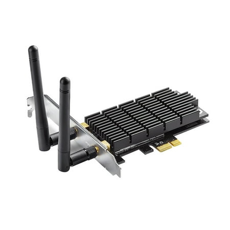 TP-LINK Archer T6E AC1300 PCIe Wireless WiFi Network Adapter Card for PC, with Heatsink Technology