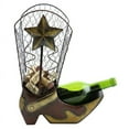 thumbnail image 2 of Three Star Import & Export ZL709 14 x 10 in. Cowboy Boot Bottle & Cork Holder, 2 of 2