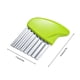 thumbnail image 2 of Naiovety Cortador de patatas Kitchen Handheld Fruit Fries Maker Chopper Mango de plástico Lavable Antiadherente Slicing Gadget Amarillo Cocina y Comedor Verde Naiovety HA061950-02, 2 of 6