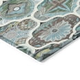 thumbnail image 3 of Addison Rugs Chantille Indoor/Outdoor Transitional Panels Teal Machine Washable Rectangle Rug, 3' x 5', 3 of 8