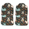 thumbnail image 5 of Fotbe Rabbit Is Eating Carrots Pattern Automotive Seat Covers for Cars Trucks and SUVs – Car Seat Covers for Front Seats,Protective Seat Covers,Vehicle Seat Covers, Set of 2, 5 of 9