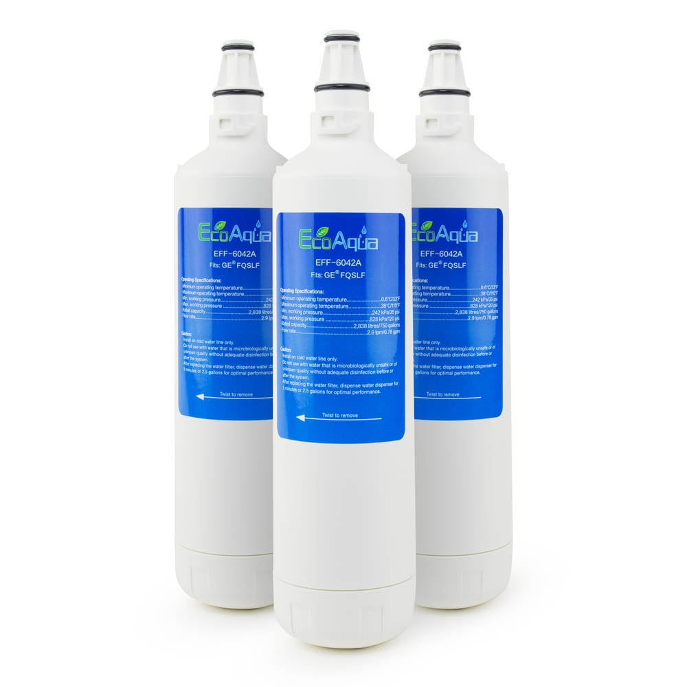 EcoAqua Replacement for Subzero 7012333 Icemaker Filter, 3Pack
